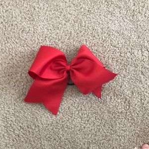 A red bow